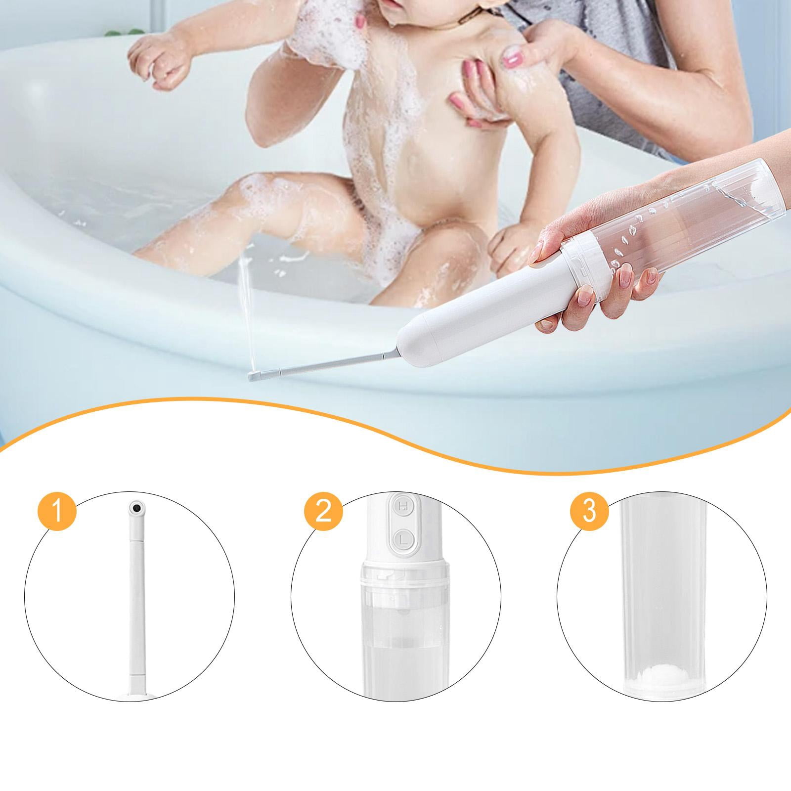TISHITA Portable Electric Travel Bidet Sprayer Built in Body Electric Sprayer Toilet