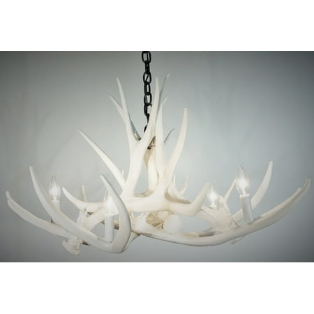 White Faux Antler Chandelier Lighting Compare S At Nextag Black Forest Decor Mule Deer 6 Antler White Chandelier