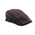 thumbnail image 2 of WITHMOONS Houndstooth Plaid Check Pattern Newsboy Hat Wool Adjustable Flat Cap LD31461 (Navy), 2 of 4