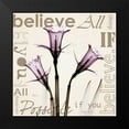 thumbnail image 2 of Koetsier, Albert 20x20 Black Modern Framed Museum Art Print Titled - Believe - Violet Daffodils, 2 of 5