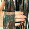 thumbnail image 6 of CCOCC 3.3 ft x 6.6 ft Metallic Red Tinsel Foil Fringe Curtains Party Photo Back Drop Party Streamers for Birthday,Graduation,New Year Eve Decorations Wedding Decor 2 Pack, 6 of 7