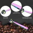 thumbnail image 3 of Clip de cuchara medidora de granos de café dos en uno con clip para leche en polvo 3pcs - colorido MFZFUKR CPB-DE-LYY1687-4, 3 of 5