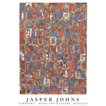 JASPER JOHNS Numbers in Color, 1976