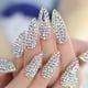 thumbnail image 3 of Stiletto de cristal 3D con tapa completa Elevenail de Press on Nails, 3 of 9