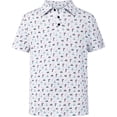 thumbnail image 4 of Huowey Polo Shirts For Boys Short Sleeve Button Turndown Collar Graphic Tees Loose Fit Comfortable Casual Lightweight Youth Top Outdoor Activities School Uniform Stylish Dailywear,13-14 Years, 4 of 4
