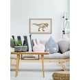 thumbnail image 3 of Marmont Hill Brown Tyrannosaurus Framed Wall Art, 3 of 6