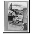 thumbnail image 2 of Historic Framed Print, Copper mine in town, Butte, Montana, 17-7/8" x 21-7/8", 2 of 9