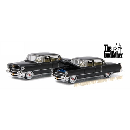 greenlight 1:64 hollywood 14 1955 cadillac fleetwood series 60 special godfather