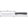 thumbnail image 2 of CUISINOX Black Handle Stainless Steel Steak Knives, Set of 12, 2 of 3
