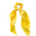 thumbnail image 1 of 1 unidad de lazo amarillo para mujer y niña, cinta de satén, bufanda para cola de caballo, lazo para el pelo, gomas para el pelo, banda elástica para el pelo, bandas elásticas y corbatas, clips y pasa, 1 of 3