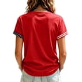 thumbnail image 3 of AHMOMEI Never Forget 9/11 Memorial Shirt American Flag Memorial 911 Tshirt Courage Hope Short Sleeve Women Patriotic Shirt, 3 of 3
