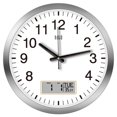 thumbnail image 1 of Reloj de Pared HITO 41 cm Silencioso con Batería, Temperatura y Fecha, 1 of 6