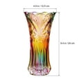 thumbnail image 2 of Homemaxs Vase Crystal Vases Flowers Rainbow Glass Flower Black Pitcherpot Centerpieces Crystals Colorful Rustic Decorde Vidrio, 2 of 6