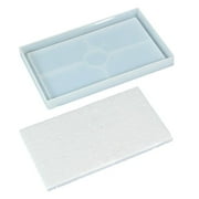 UOYOTT Rectangle Shape Silicone Molds DIY Handmade Epoxy Resin Tray Molds F7Q4