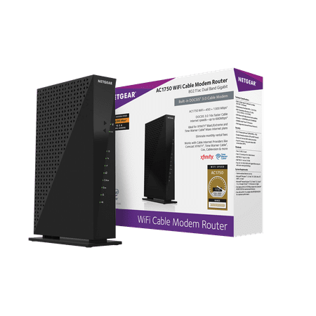 NETGEAR AC1750 (16x4) WiFi Cable Modem and Router Combo C6300, DOCSIS 3.0 | Certified for XFINITY by Comcast, Spectrum, Cox, and more (Best Modem Router Combo For Comcast Xfinity)