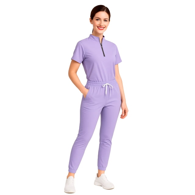 Uniforme Médico Dama, Enfermera, terapeuta, Doctora M13 lila MED