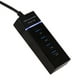 thumbnail image 4 of Alta Velocidad 4, Adaptador De Convertidor Extensor Portátil Cable De Guitarra A Puerto Usb 3.0 Hub Interfaz De Audio Usb Para Lector De Tarjetas Negro, 4 of 7