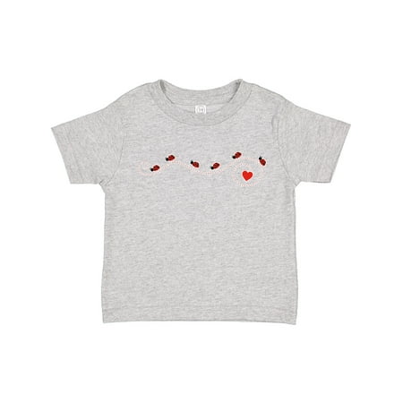 

Inktastic Ladybug Trail Girls Toddler T-Shirt
