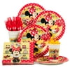 Minnie's Cafe Birthday Party Standard Tableware Kit Serves 8 - Party Supplies