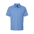 thumbnail image 5 of Gildan DryBlend Jersey Polo for Men, Casual Short Sleeve Shirt, Moisture-Wicking, Carolina Blue, S, 5 of 7