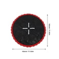 thumbnail image 2 of OUNONA Fitness Activities Trampoline Mat Black 1Set For Families, 2 of 7
