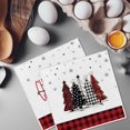 Artoid Mode Red Black Buffalo Plaid Snowman Xmas Trees Christmas