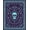 Purple, Pattern 2, variant on ODIKA 4x6 Machine Washable Non-Slip Area Rug, Nautical Skull With Ocean Turtles And Coral Reef High Traffic Rug, Blue, 680648