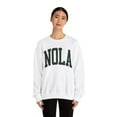 thumbnail image 4 of NOLA New Orleans Louisiana Sweatshirt Gifts Crew Neck Shirt Long Sleeve, 4 of 7