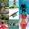 thumbnail image 3 of Shoreew 2 Pcs Swimming Waterproof Bag with Adjustable Strap Large-Capacity Waist Bag for Cell Phones Valuables Portable Waterproof Pouch for Beach Snorkeling Kayaking, 3 of 7