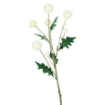 thumbnail image 2 of Artificial Allium Ball Flowers Bouquet Faux Floral Arrangement Tall Pom Pom Fake Greenery Stems for Home Tabletop Vase Decor, 2 of 7