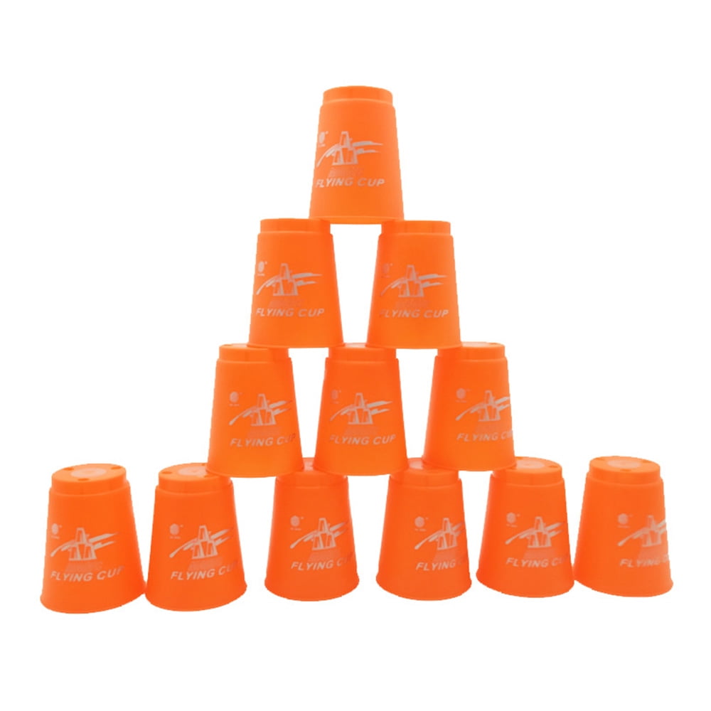 12Pcs/Set Speed Cups Game Rapid Game Sport Flying Stacking Holloween