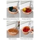 thumbnail image 5 of Cateissary Cesta de drenaje para fregadero, lavaplatos, cocina, lavabo, colador, organizador, estante para grifo, filtro de multifuncional Almacenamiento y organización del hogar Rojo naranja, 5 of 6