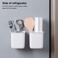 thumbnail image 3 of Toothbrush Holder Wall Bathroom Toothpaste Organizer Cup Temperature Removable Toothbrush Box for Resistant Removable Storage Tooth Brush Toiletry Box, 3 of 8