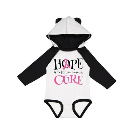 

Inktastic Breast Cancer Hope Quote Gift Baby Girl Long Sleeve Bodysuit