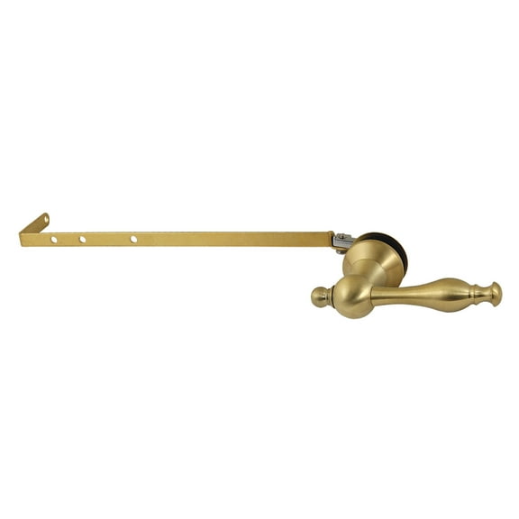 Kingston Brass KTNLD7 Naples Universal Front or Side Mount Toilet Tank Lever in Brushed Brass