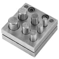 thumbnail image 3 of Punch Die Disc, Punch Die, Practical Jewelry Tools, Variety Sizes 7 Holes High Strength Portable For Cut Metal Jewelry Making General Purpose Professional Use, 3 of 8