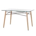 thumbnail image 1 of Mesa Comedor Eames Mundo In Rectangular de Cristal Mundo In Eames, 1 of 7