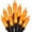 Orange, variant on TETOU Halloween Lights, 33ft 100 LED Battery Halloween Lights, 8 Modes String Lights with Timer, Indoor Outdoor Waterproof mini Lights String for Halloween Bedroom Patio Decor - Orange & Purple