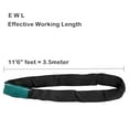 thumbnail image 4 of Runner Deer Black Spanset Aerial Lyra Hoop Rigging Aerial Silks Hanging,Polyester Round Slings Strap,5,300 lb. Vertical Capacity, Multiple Span Set Sizes (3.5M/ 11'6"FT), 4 of 4