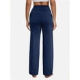 thumbnail image 2 of High Waisted Elastic Wide Leg Yoga Pants for Women with Pockets Casual Sportswear Pants, 2 of 5