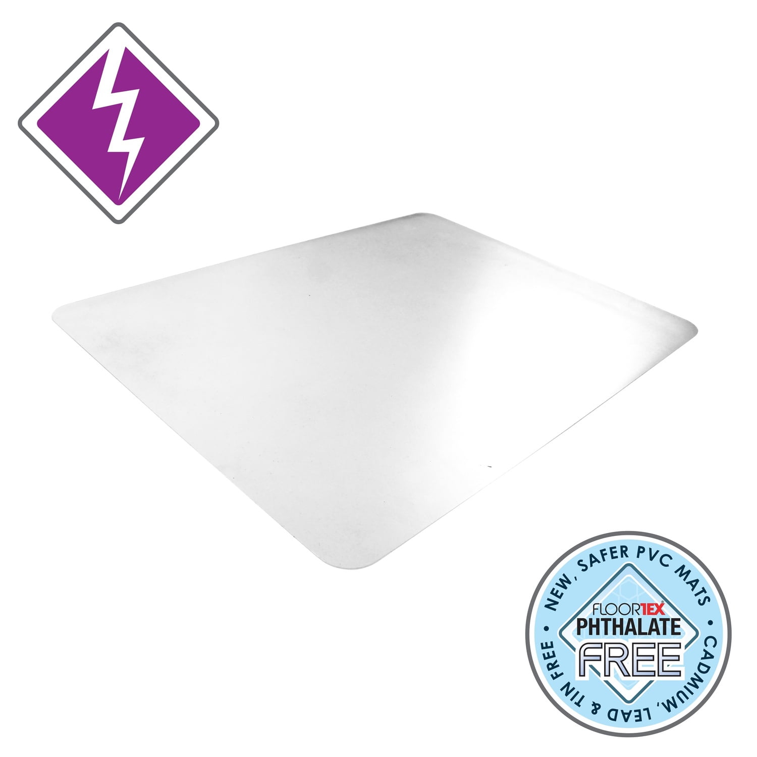 Floortex® Desktex® Vinyl Anti-Static Desk Pad - 19" x 24"