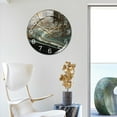 thumbnail image 1 of Reloj de pared de acrílico de 12 ", sin tictac, para sala de , pasillo, , , movimiento arrido, decoración decorativa B BLESIY Reloj de pared colgante, 1 of 7