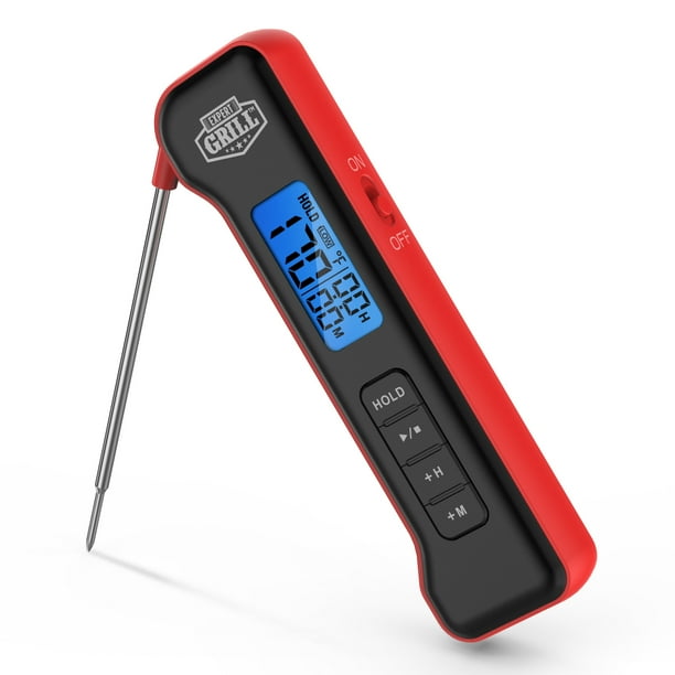 Expert Grill Pocket Digital Instant Read Meat Grilling Thermometer