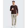 thumbnail image 3 of CRZ YOGA Men's All Day Comfy Golf Pants 30"/32" Quick Dry Lightweight Work Casual Trousers with Pockets, 3 of 5