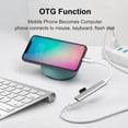 thumbnail image 3 of USB HUB USB3.0 USB2.0 4 Puertos Splitter Mouse U Adaptador de disco 4-IN-1 Cuaderno de carga Dock de carga Cargador para accesorios Gris Tipo-C Inevent EL022563-03, 3 of 7