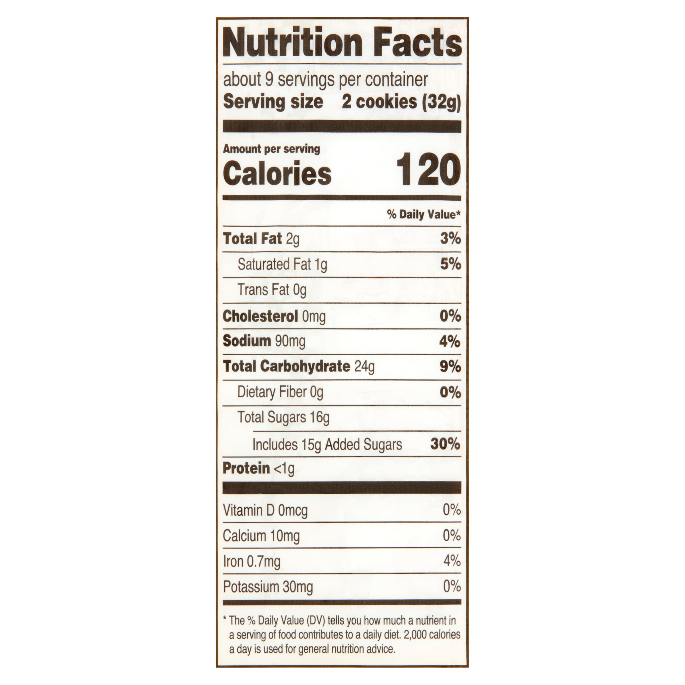 Great Value Strawberry Bar Cookies, 10 oz