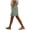 Green-shorts for women, variant on YanHoo Plus Size Shorts for Women Elastic Waisted Patchwork Lace Short Oversized Casual Solid Color Shorts with Pockets