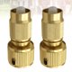 thumbnail image 2 of 2 piezas de conexión de manguera de aleación de aluminio para jardín, accesorios telescópicos, conector rápido para agua de lavado de autos, herramientas de limpieza (dorado), 2 of 5