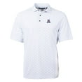thumbnail image 2 of Men's Cutter & Buck White Arizona Wildcats Big & Tall Virtue Eco Pique Tile Print Recycled Polo, 2 of 3