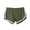 1751#Army Green, variant on 2026 Summer Cotton Gym Dolphin Shorts Elastic Waist Comfort Sport Shorts For Dance Workout Casual Daily Wear Sky Blue L